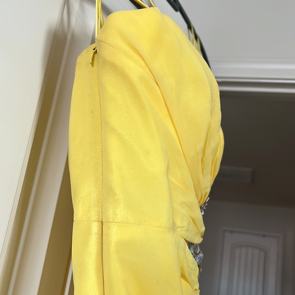 Canary Yellow Faviana Designer Dress - Picture 9 of 16